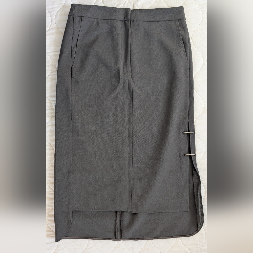 Tibi Gray Pencil Skirt